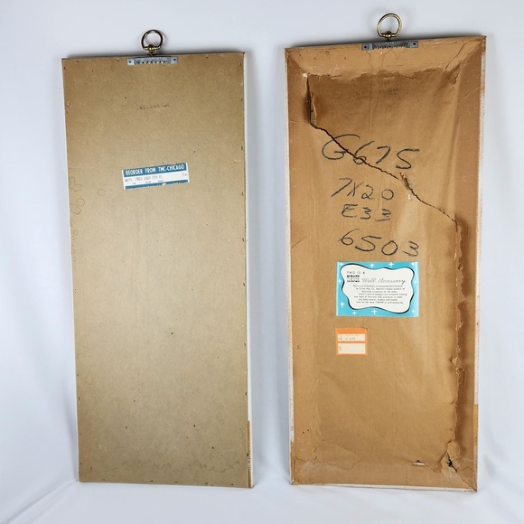 Vintage Lithograph Set Orange & Yellow Purple & Blue Bouquets by Catherine Klein - Picture 3 of 14